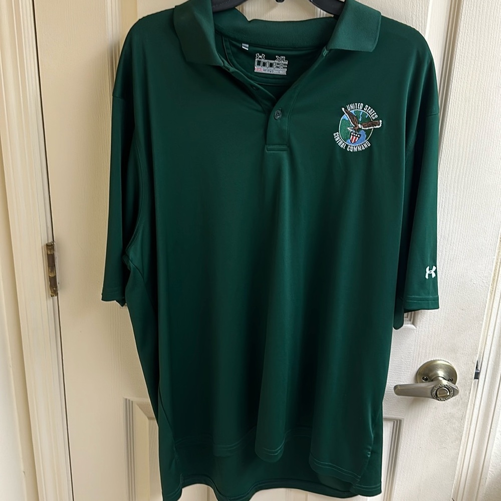 Under Armour Heatgear Loose Fitting Polo Shirt XL Like Brand New